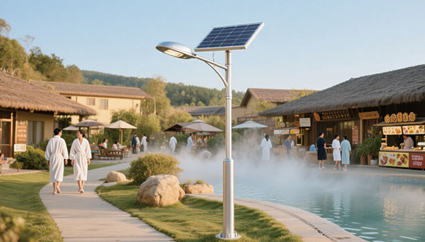 Steel Solar Street Light Pole
